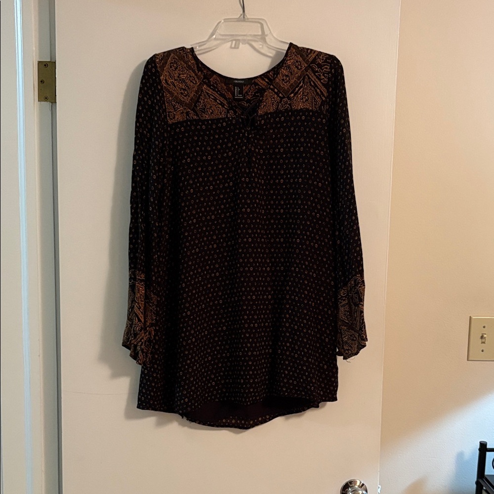 👉🏽 Tunic Top 🤎🖤